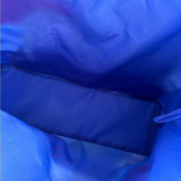 Estee Lauder Harper's Bazaar Beach Tote Shopping Bag Retro Blue White Red - Picture 6 of 6